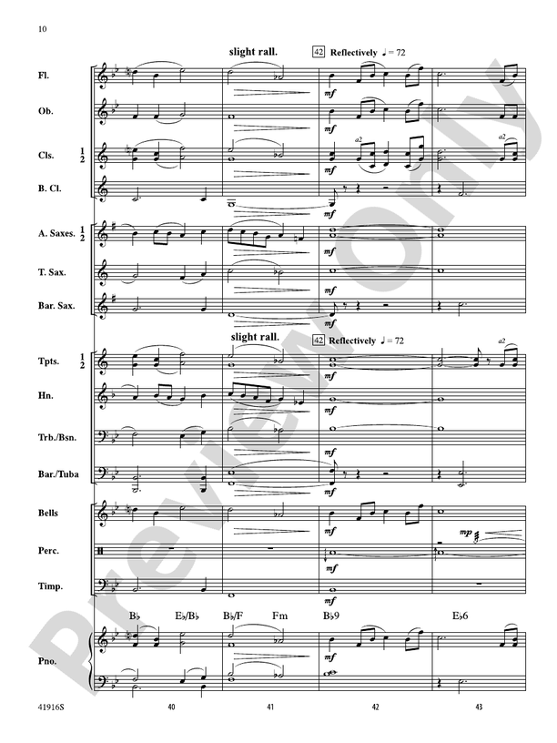 Winter Whispers - Concert Band Conductor Score & Parts (Digital Download)