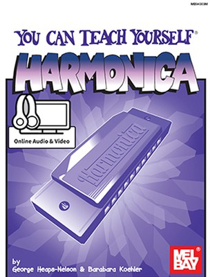 You Can Teach Yourself Harmonica - Book with Online Audio & Video - Harmonica George Heaps-Nelson|Barbara Koehler Mel Bay Sftcvr/Online Media