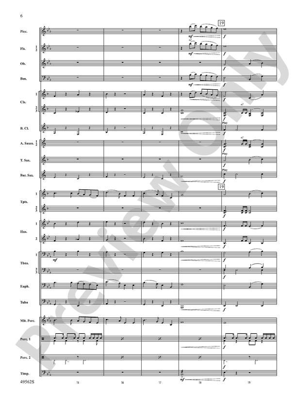 Proudly They Served - Concert Band Conductor Score & Parts (Digital Download)