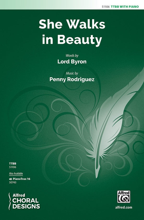 She Walks in Beauty - TTBB Choral Octavo (Digital Download)