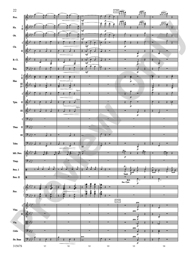 Tahiti Trot - Full Orchestra Conductor Score & Parts (Digital Download)