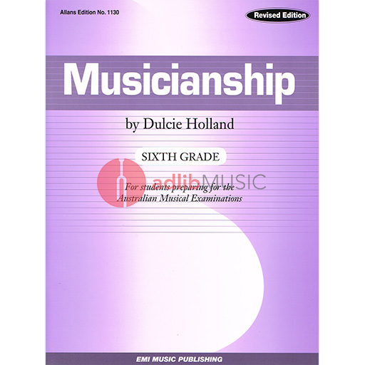 Musicianship Grade 6 by Holland E52262