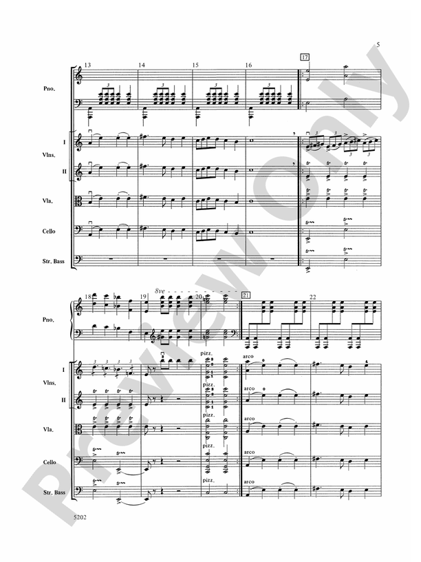 Carnival of the Animals – String Orchestra Conductor Score & Parts (Digital Download)