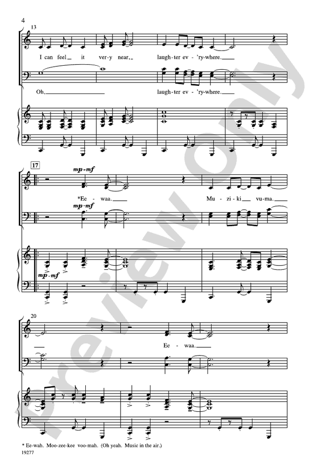 Muziki Vuma – SATB Choral Octavo (Digital Download)