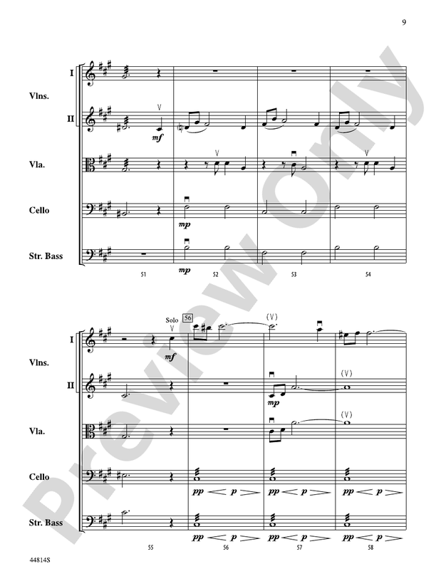 Transylvanian Lullaby - String Orchestra Conductor Score & Parts (Digital Download)