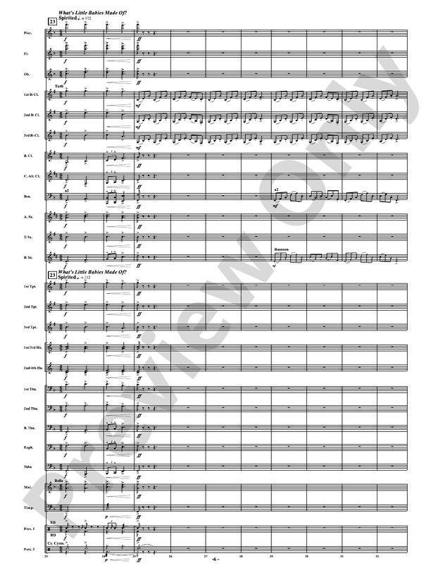 Suite of Appalachian Folk Songs - Concert Band Conductor Score & Parts (Digital Download)