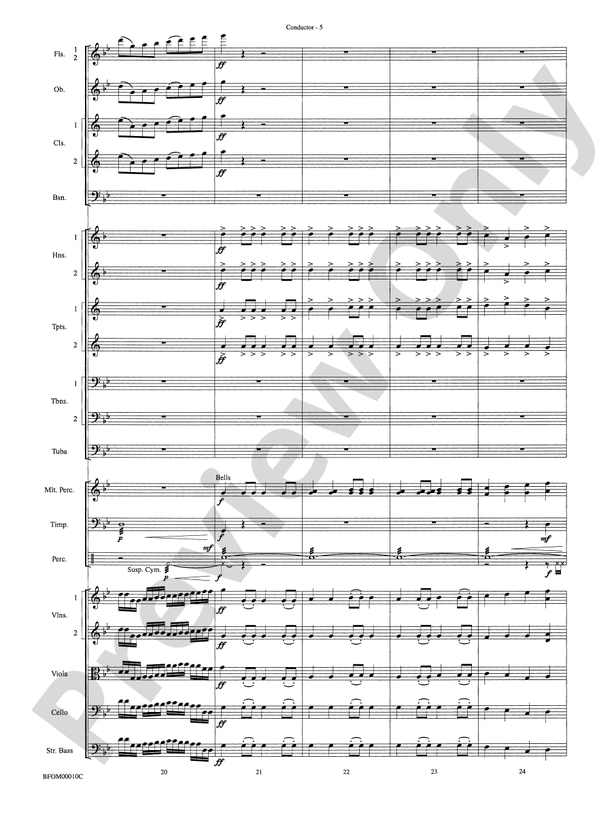 Aboriginal Rituals – Full Orchestra Conductor Score & Parts (Digital Download)