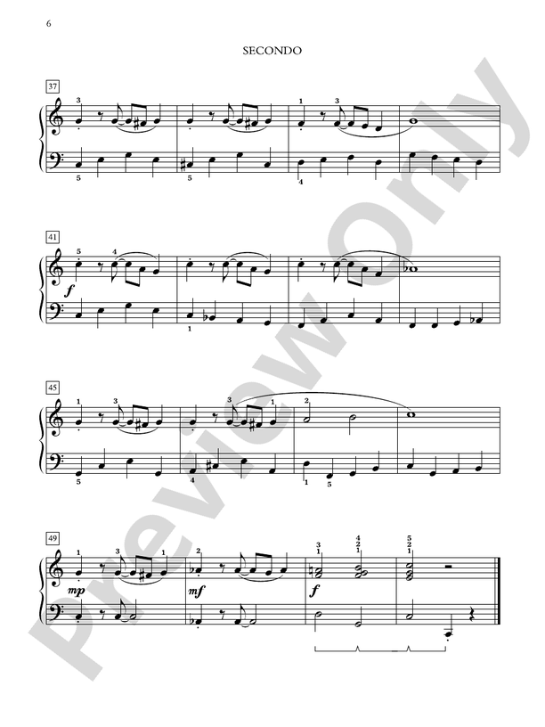 Dances for Two, Book 2: 5 Intermediate Piano Duets in Dance Styles - 1 Piano, 4 Hands (Digital Download)