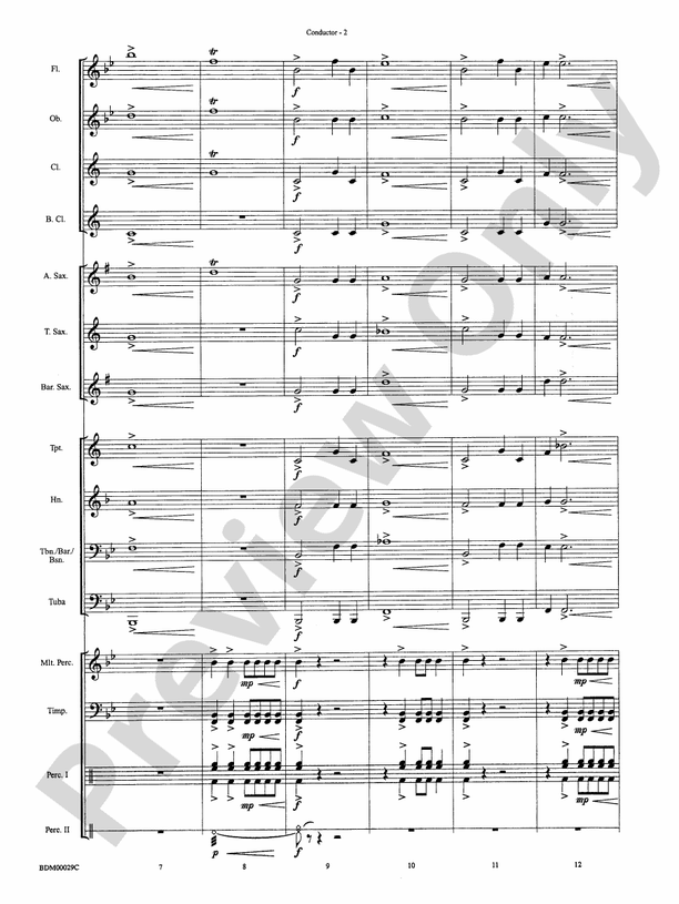 Serengeti Dreams - Concert Band Conductor Score & Parts (Digital Download)