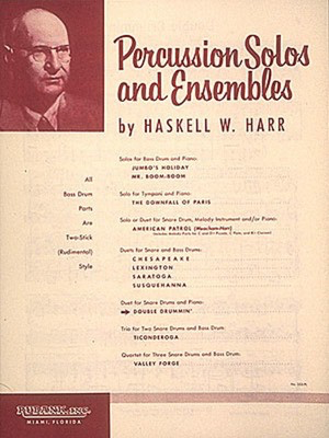 Double Drummin' - Snare Drum Duet with Piano - Grade 2 - Haskell Harr - Snare Drum Rubank Publications Score/Parts