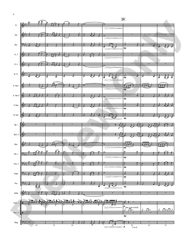 By the River's Edge (Grade 1.5) - Concert Band Conductor Score & Parts (Digital Download)