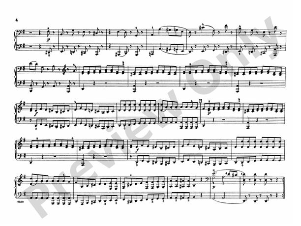 Mozart - Eine Kleine Nachtmusik (K.525) - 1 Piano, 4 Hands (Digital Download)