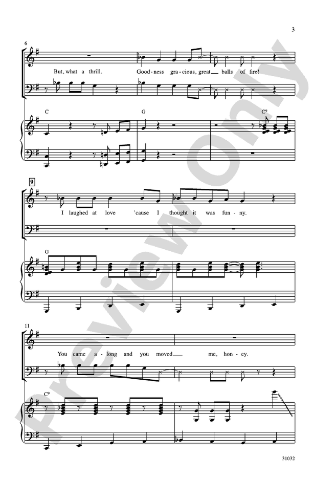 Great Balls of Fire – SAB Choral Octavo (Digital Download)