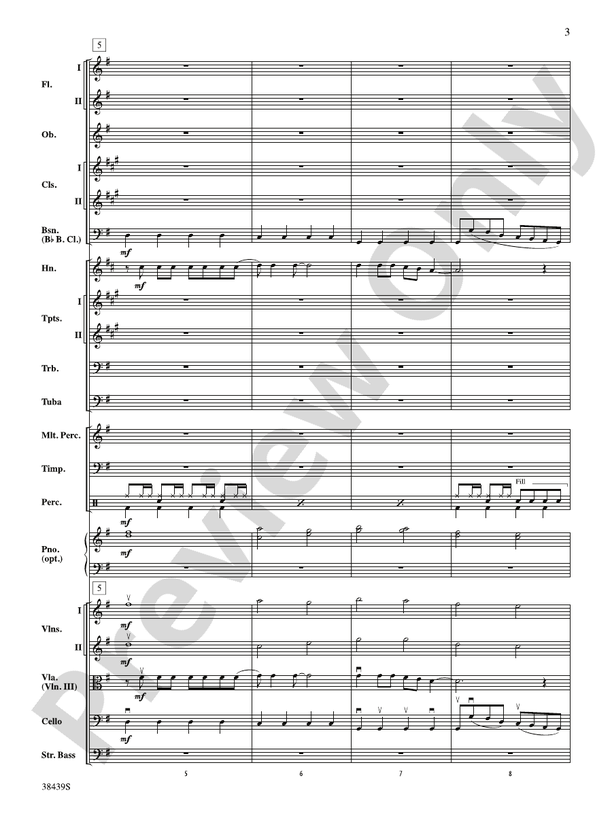 Born This Way - Full Orchestra Conductor Score & Parts (Digital Download)