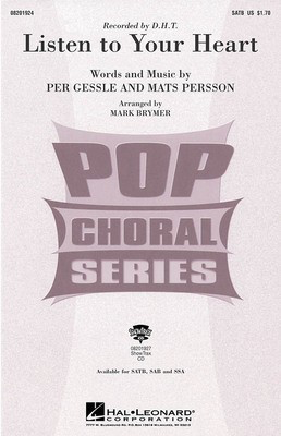 Listen to Your Heart - Mats Persson|Per Gessle - Mark Brymer Hal Leonard ShowTrax CD CD