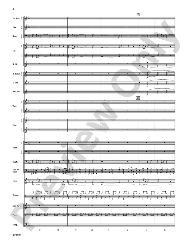 A Gershwin Tribute to Love - Concert Band Conductor Score & Parts (Digital Download)