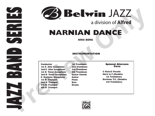 Narnian Dance - Jazz Ensemble Conductor Score & Parts (Digital Download)