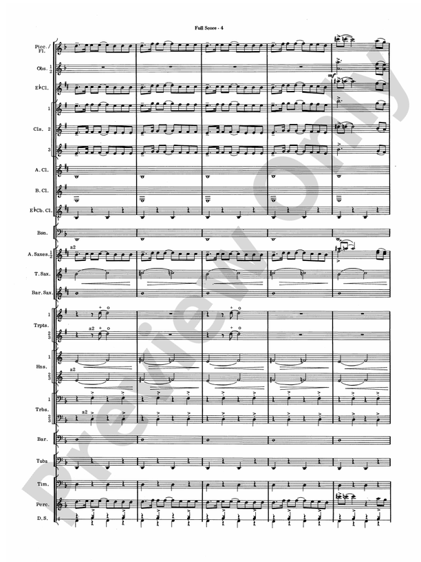 James Bond Suite (Medley) - Concert Band Conductor Score & Parts (Digital Download)