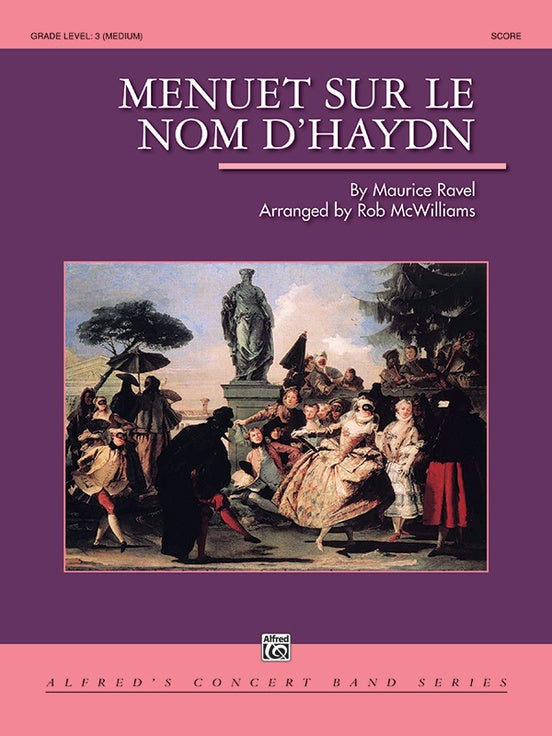 Menuet sur le nom d'Haydn - Concert Band Conductor Score & Parts (Digital Download)