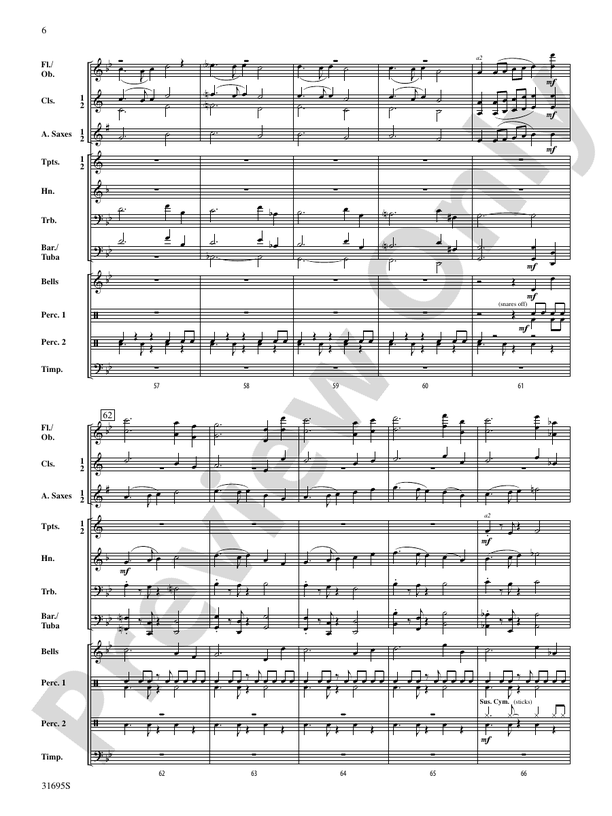 Willow Creek Festival - Concert Band Conductor Score & Parts (Digital Download)