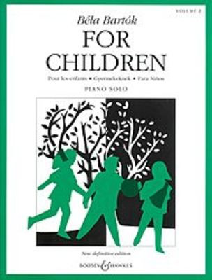 Bela Bartok for Children Vol. 2 -Piano - Boosey & Hawkes