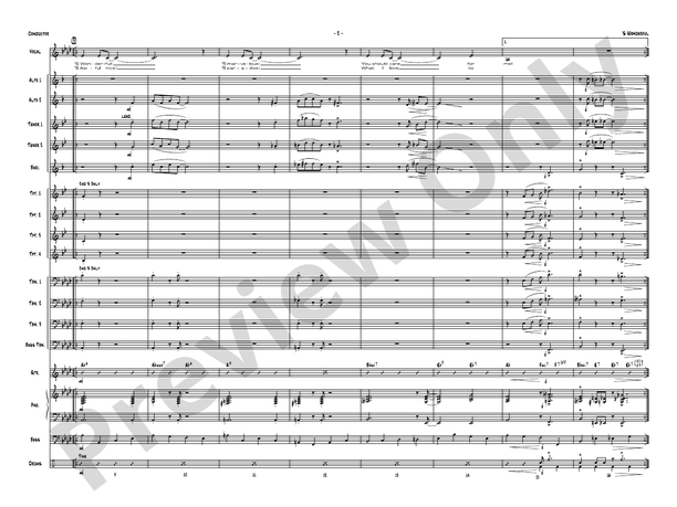 S Wonderful (Grade 3) – Jazz Ensemble Conductor Score & Parts (Digital Download)