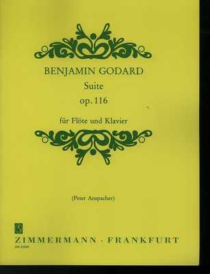Suite Op. 116 - for Flute and Piano - Benjamin Godard - Flute  Zimmermann Softcover