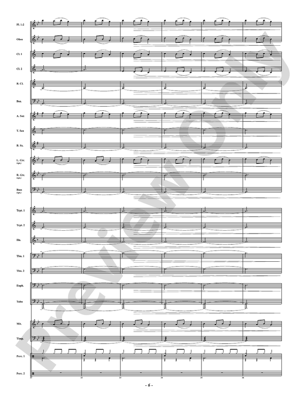 Beyond the Bell Carol - Concert Band Conductor Score & Parts (Digital Download)