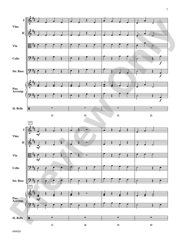 Pizzicato Holidays - String Orchestra Conductor Score & Parts (Digital Download)