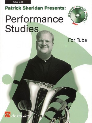 Patrick Sheridan Presents Performance Studies - For Tuba in C (B.C.) - Tuba Patrick Sheridan De Haske Publications /CD