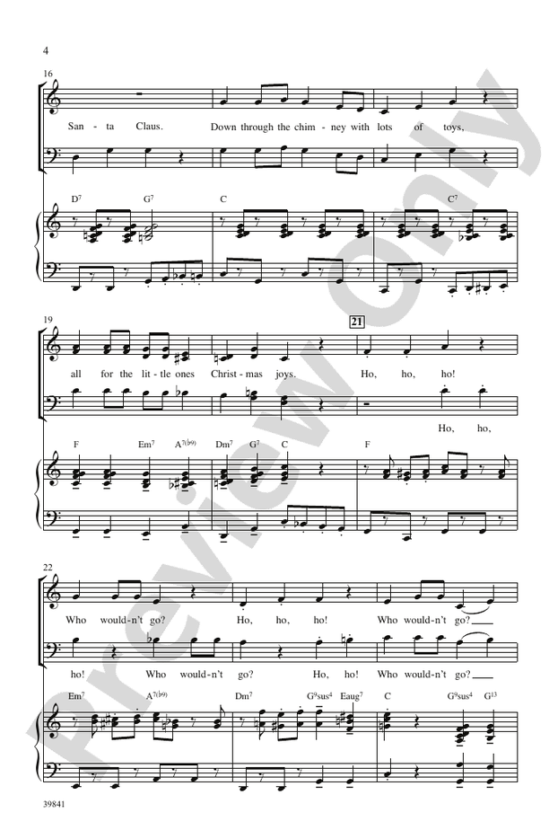 Jolly Jingle Christmas Medley – SATB Choral Octavo (Digital Download)