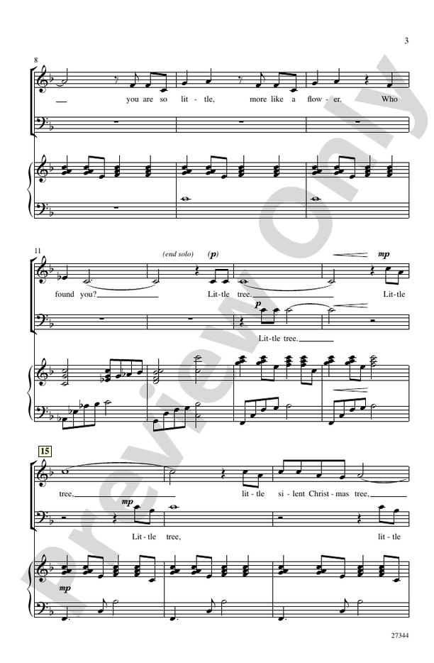 Little Tree – SATB Choral Octavo (Digital Download)