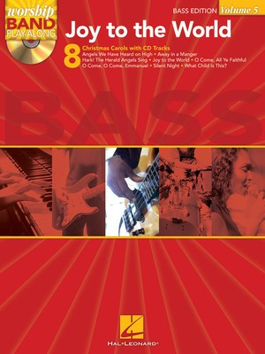 Joy to the World - Bass Edition - Worship Band Play-Along Volume 5 - Various - Bass Guitar Hal Leonard Banjo TAB with Lyrics & Chords Softcover/CD