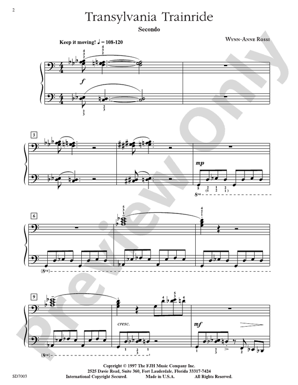 Transylvania Trainride - Piano (Digital Download)