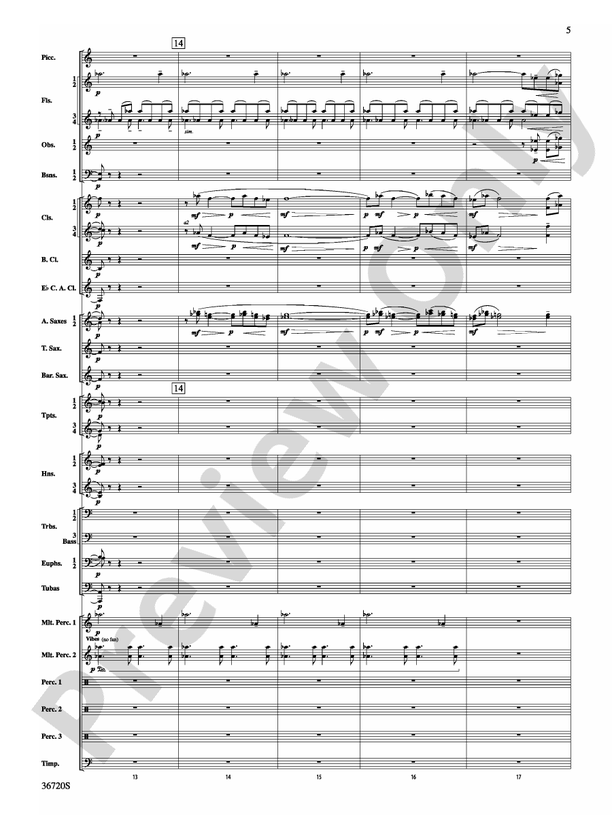 Tribute (Grade 4.5) - Concert Band Conductor Score & Parts (Digital Download)