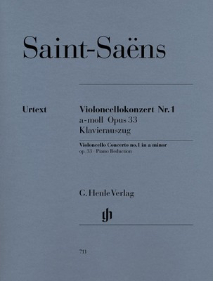 Cello Concerto No 1 in A minor Op 33 Cello/Piano