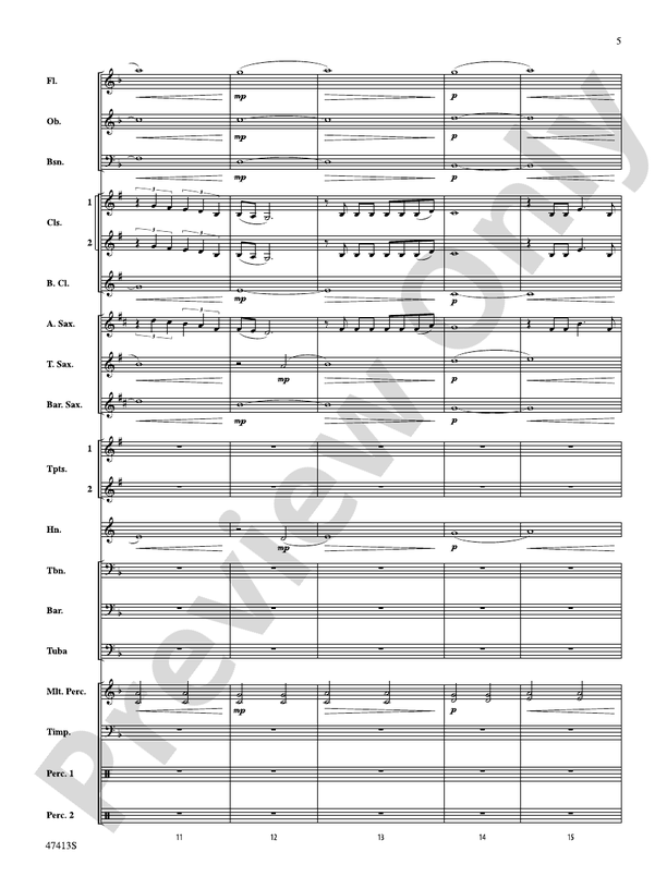 I'm an Old Cowhand (from the Rio Grande) - Concert Band Conductor Score & Parts (Digital Download)