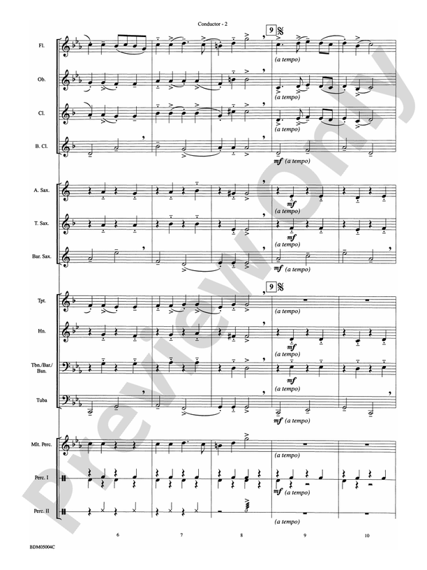 Russian Folk Dance - Concert Band Conductor Score & Parts (Digital Download)