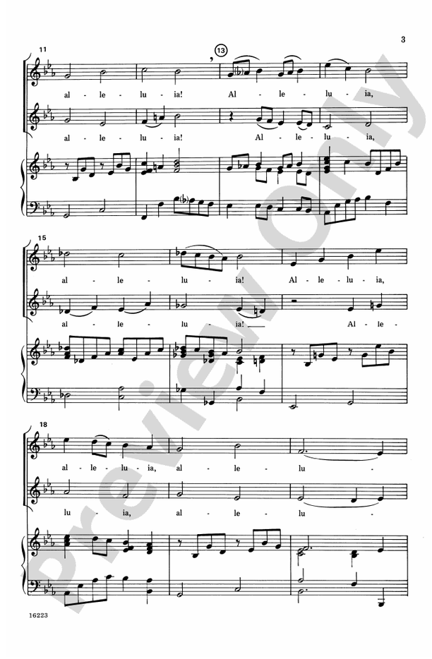 Alleluia - Sherri Porterfield - 2-Part Choral Octavo (Digital Download)