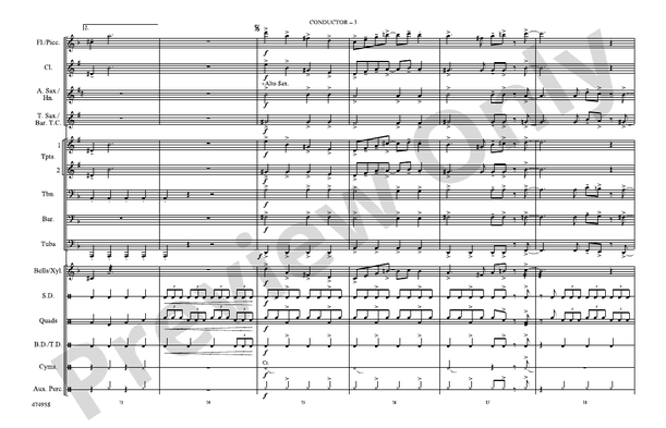 Happy Together – Marching Band Conductor Score & Parts (Digital Download)