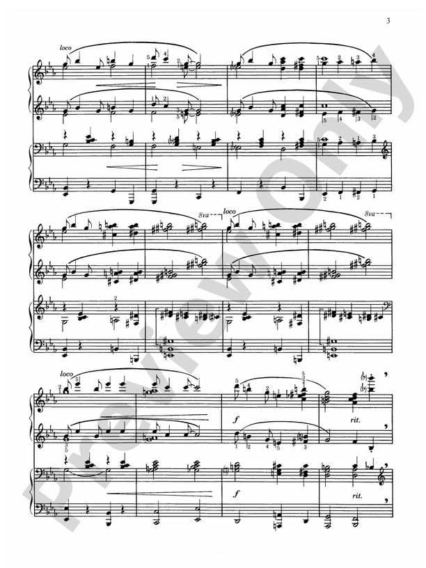 Ain't Misbehavin' (from "Ain't Misbehavin'") - 2 Pianos, 4 Hands (Digital Download)