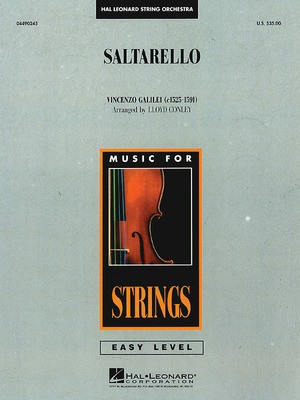 Saltarello - Vincenzo Galilei - Lloyd Conley Hal Leonard Score/Parts