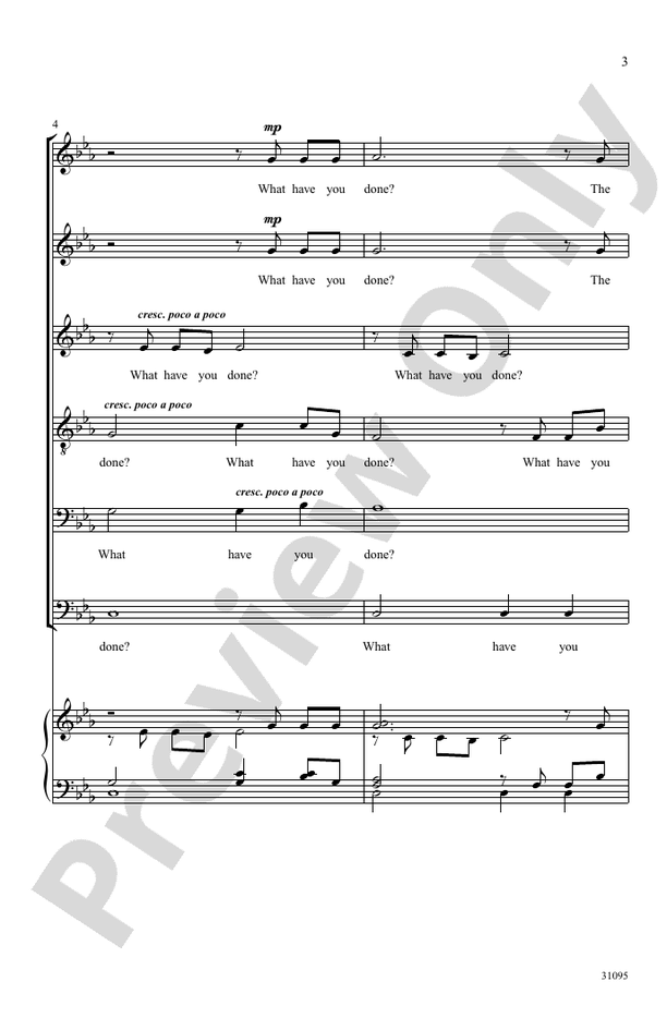 Elegy for Dachau – SSATBB a cappella Choral Octavo (Digital Download)