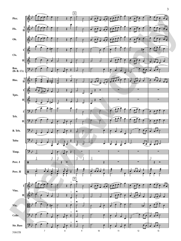 Grande Processional for an Academic Occasion – Full Orchestra Conductor Score & Parts (Digital Download)