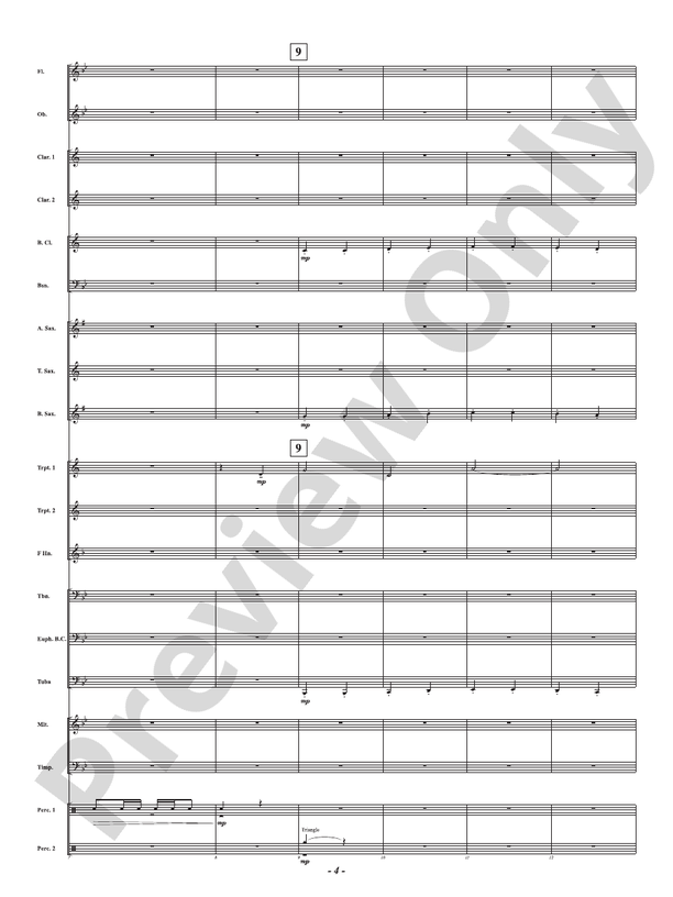 Bronze Star March - Concert March - Concert Band Conductor Score & Parts(Digital Download)