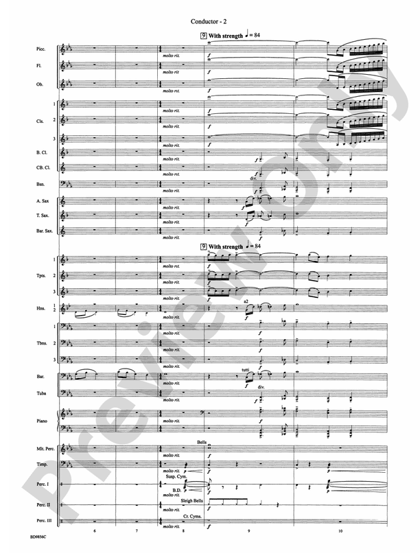 Songs of Earth, Water, Fire and Sky - Concert Band Conductor Score & Parts (Digital Download)