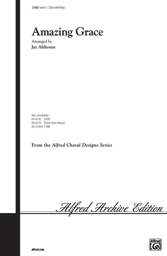 Amazing Grace - SSAA Choral Octavo (Digital Download)