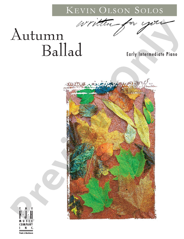 Autumn Ballad - Piano (Digital Download)