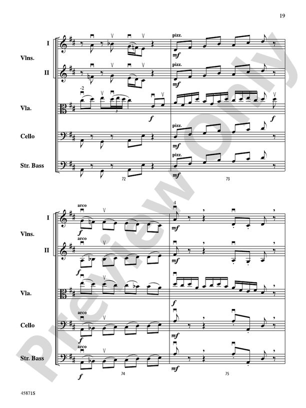 Hemispheres - String Orchestra Conductor Score & Parts (Digital Download)