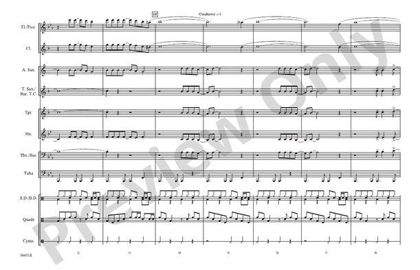Margaritaville (Arr. Jerry Burns) – Marching Band Conductor Score & Parts (Digital Download)